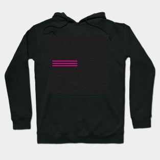 Pink Line on gray fiber Hoodie